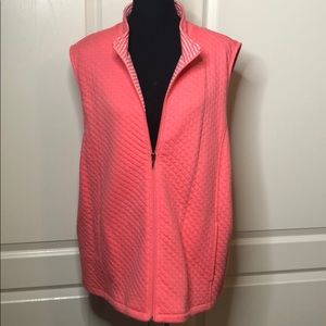 Talbots Quilted Cotton Vest